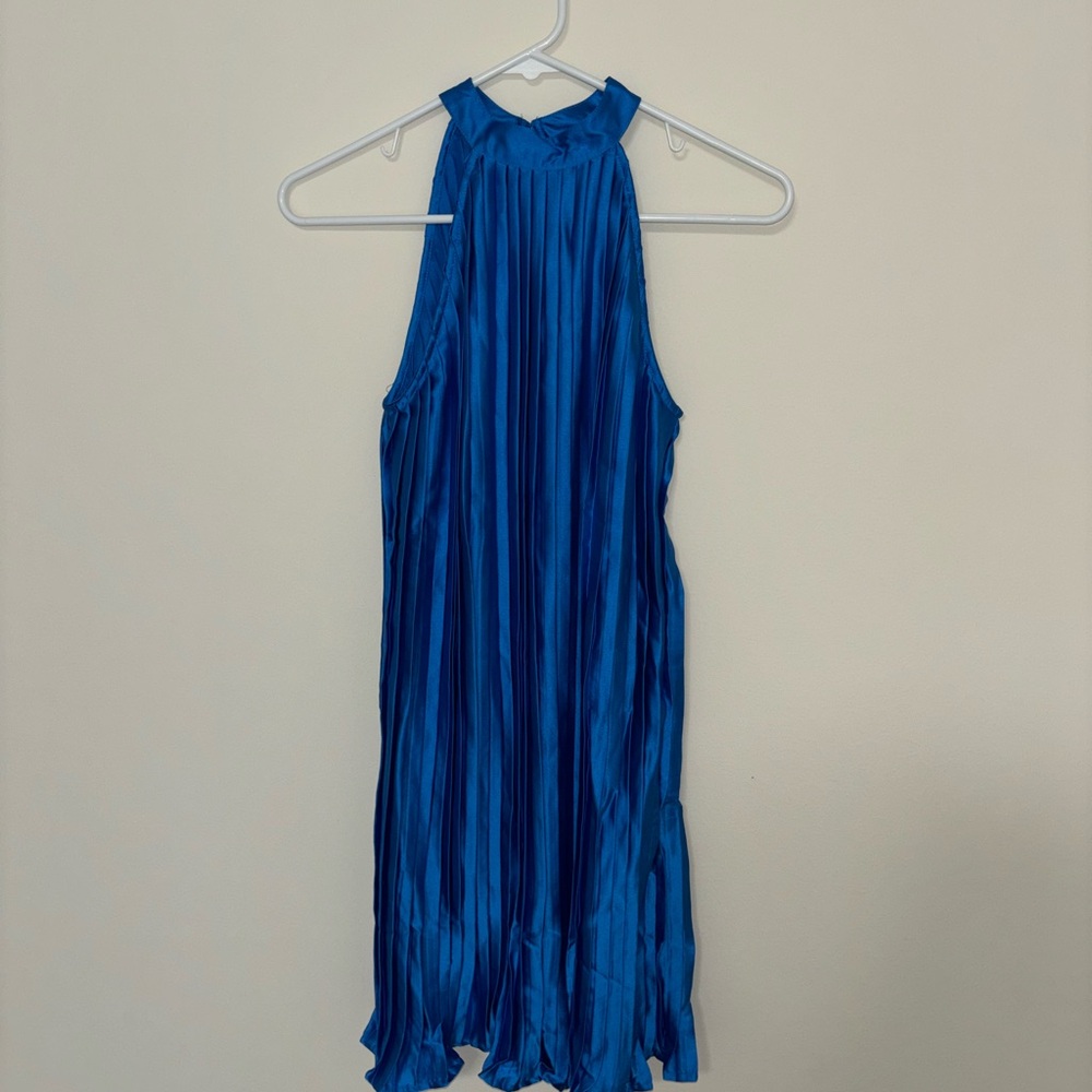 ASOS Vibrant Blue Halter Dress